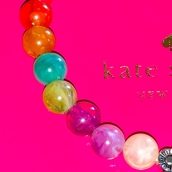 🧿2/$15🧿 NIB/NWT One Sz Love Chakra Beaded Stretch Bracelet - Picture 7 of 15